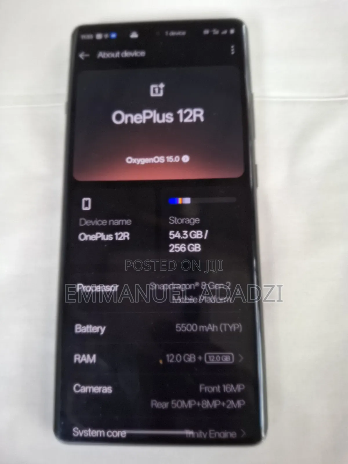 OnePlus 12R 256 GB Black