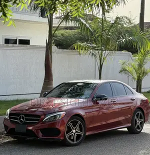 Mercedes-Benz C300 Sport 4Matic Sedan AWD (2.0L 4cyl 7A) 2017 Red