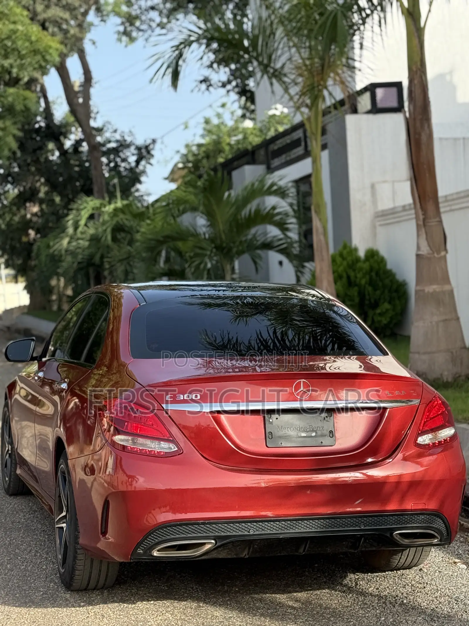 Mercedes-Benz C300 Sport 4Matic Sedan AWD (2.0L 4cyl 7A) 2017 Red