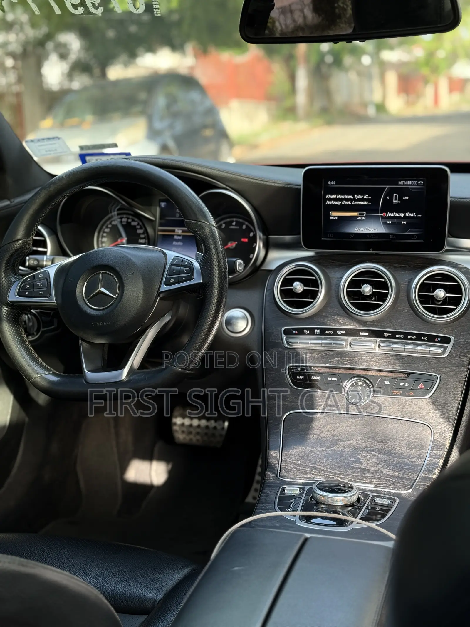 Mercedes-Benz C300 Sport 4Matic Sedan AWD (2.0L 4cyl 7A) 2017 Red