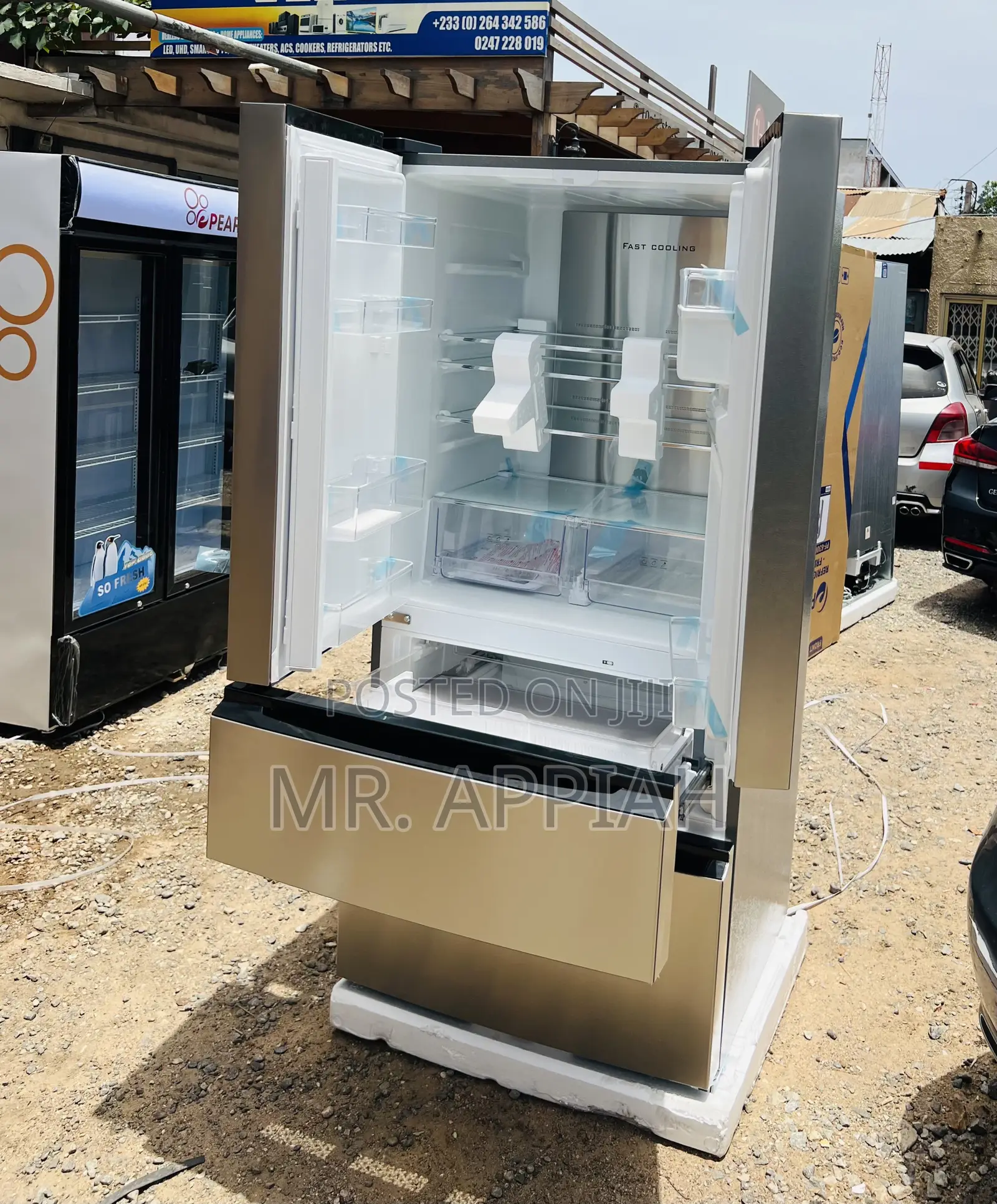 Extremely Cooling Pearl Pf-702mdixwd-2b French Door Fridge(531l)