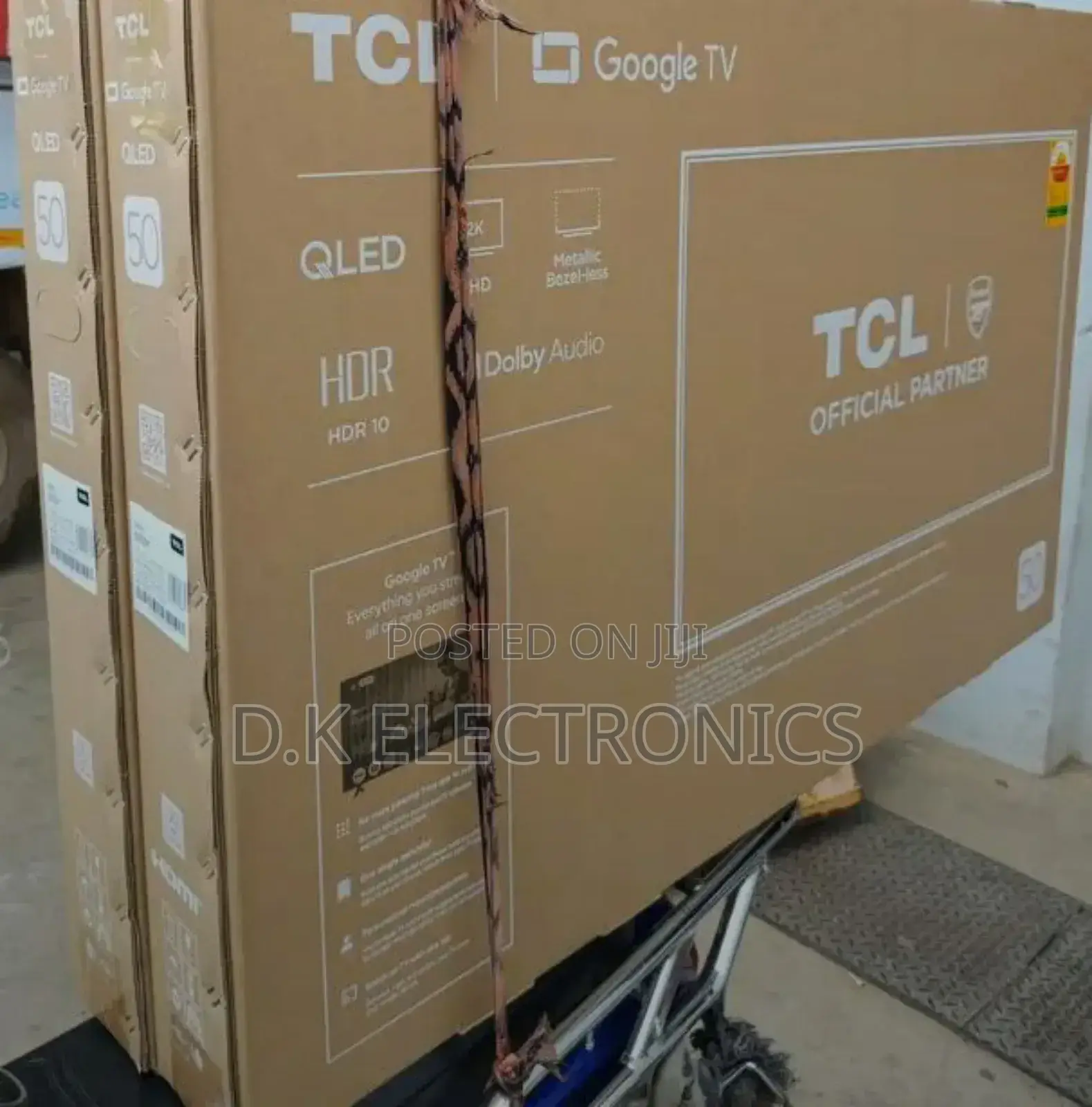2026 TCL Qled 50 Inches Google Slim Frameless Tv