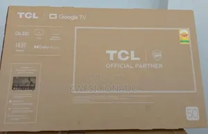 2026 TCL Qled 50 Inches Google Slim Frameless Tv
