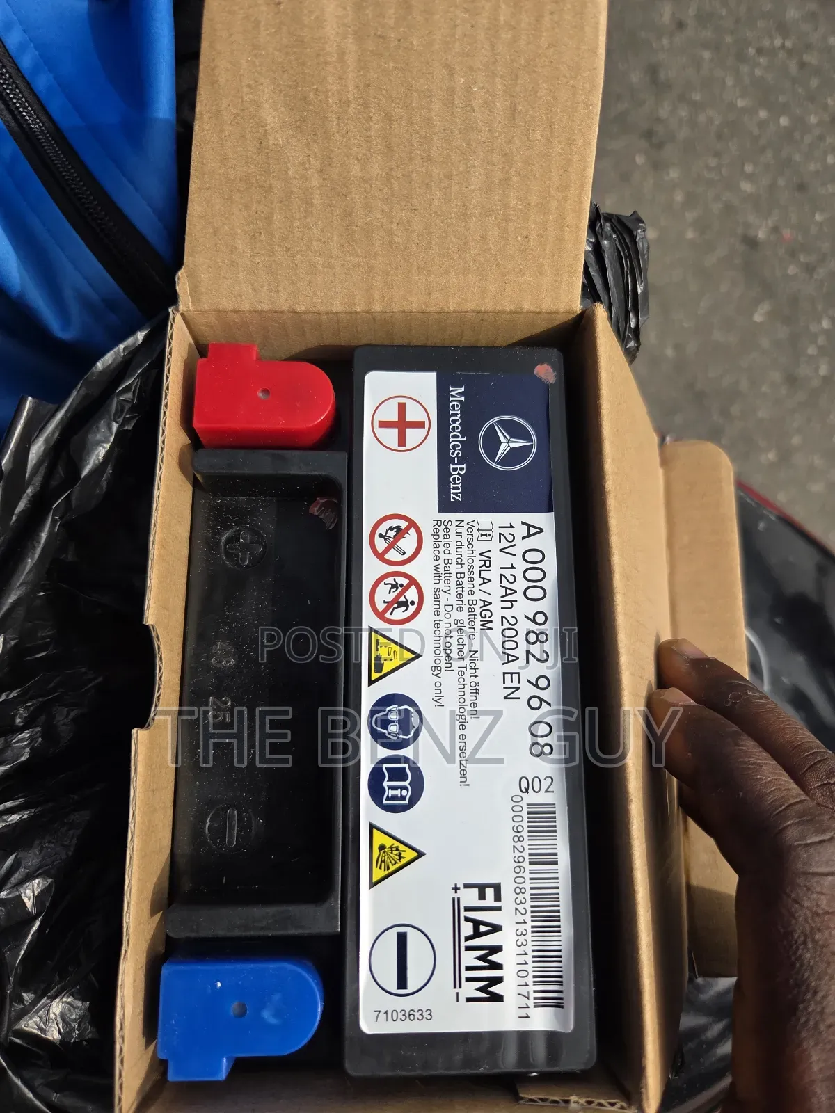 Auxiliary Battery Gle, E-Class