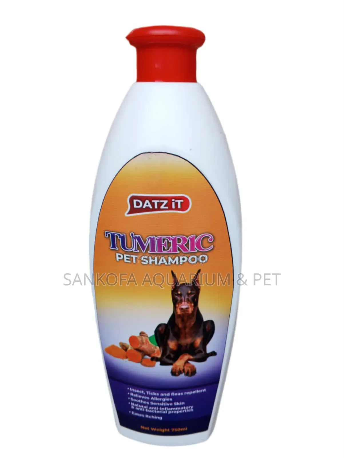 Organic Tumeric Ticks Flea Natural Pet Shampoo