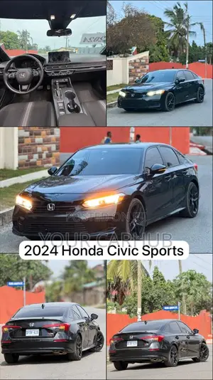 New Honda Civic Sport CVT 2024 Black
