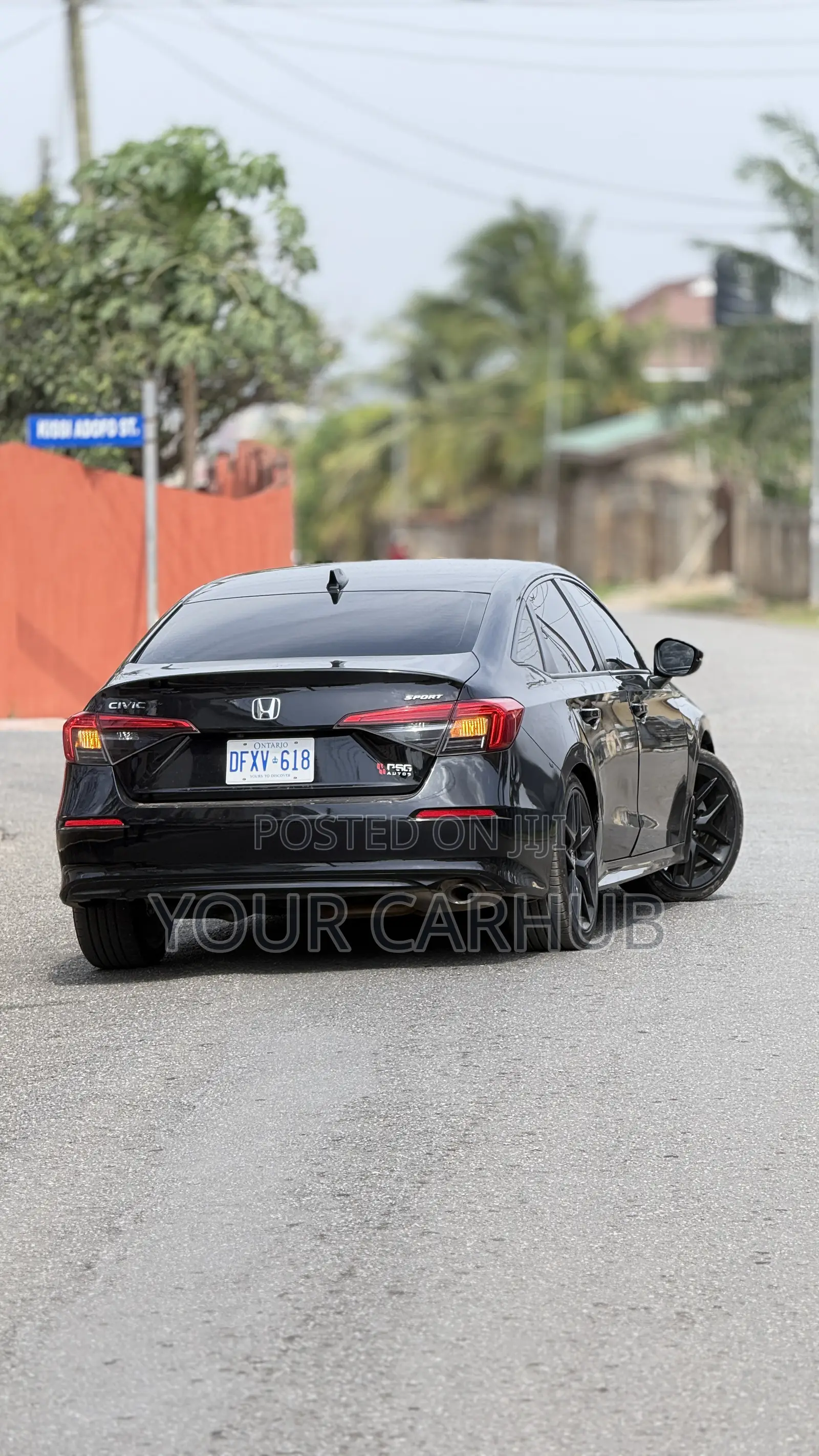 New Honda Civic Sport CVT 2024 Black