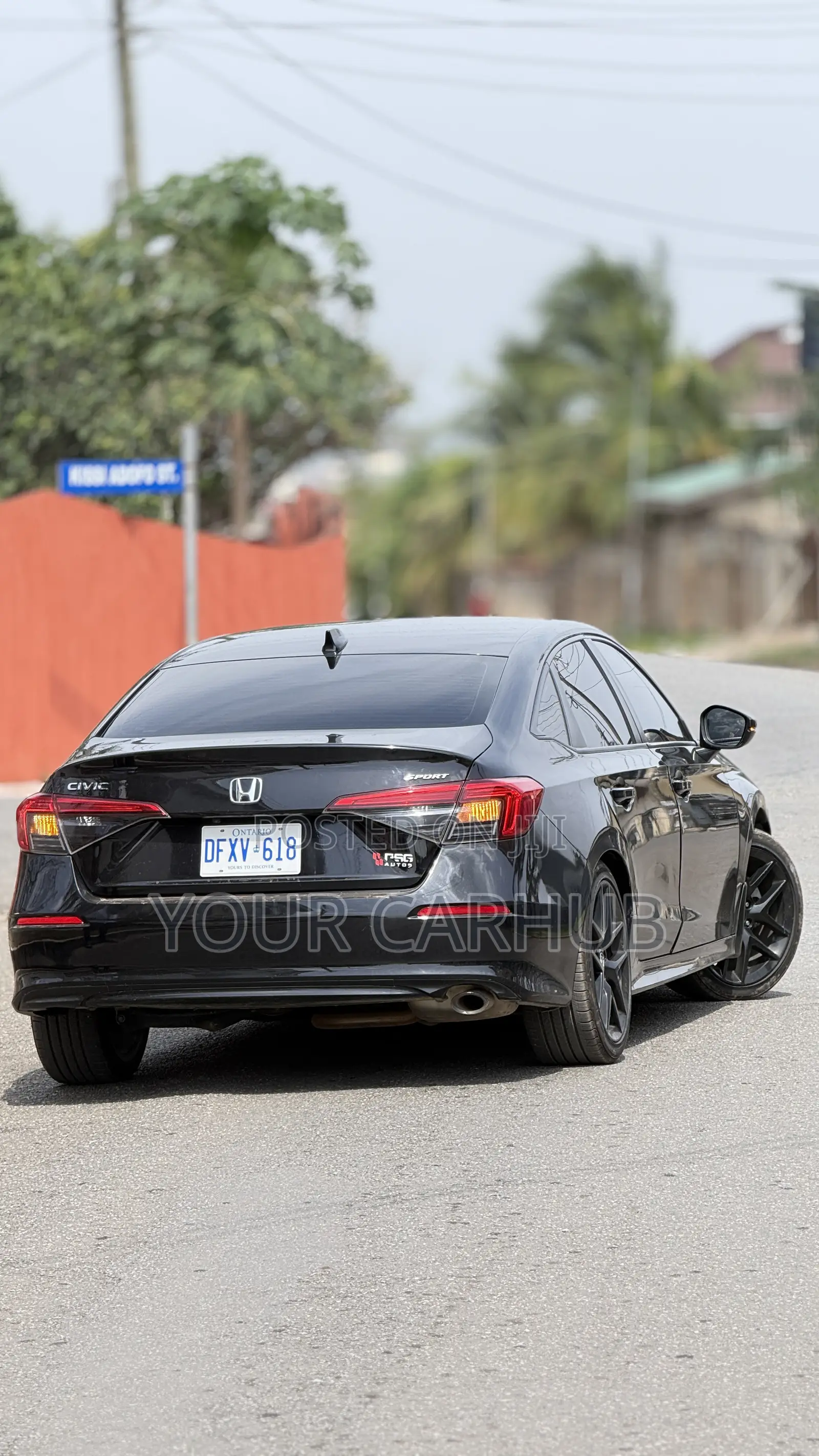 New Honda Civic Sport CVT 2024 Black