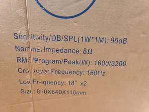 RCF -Tt+ Bass Speaker (Wood)