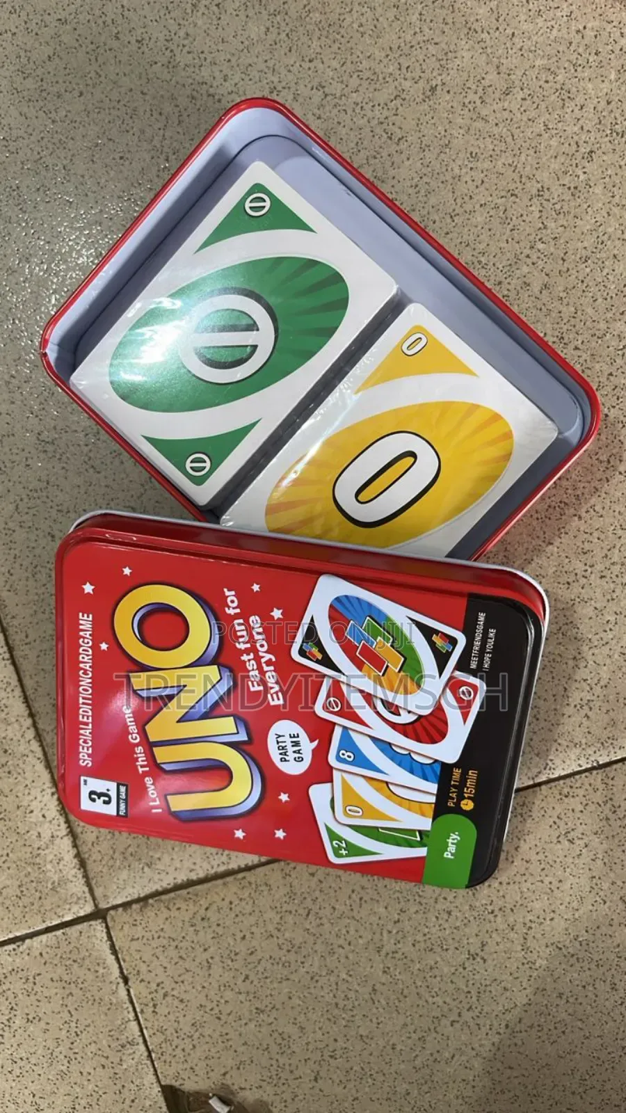 Uno Card Game With Collectible Storage Tin