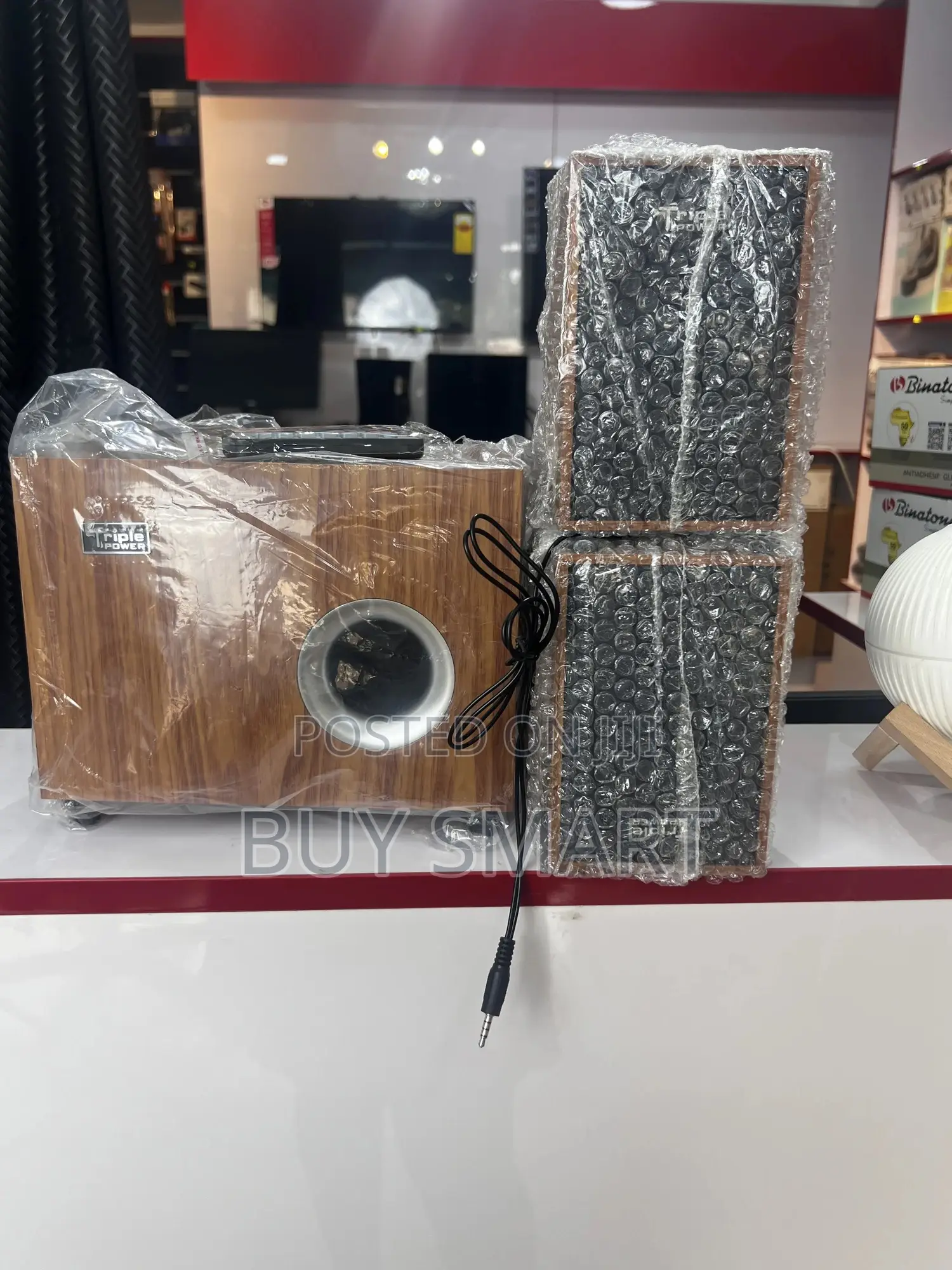 New C20 Wood Multimedia Speaker