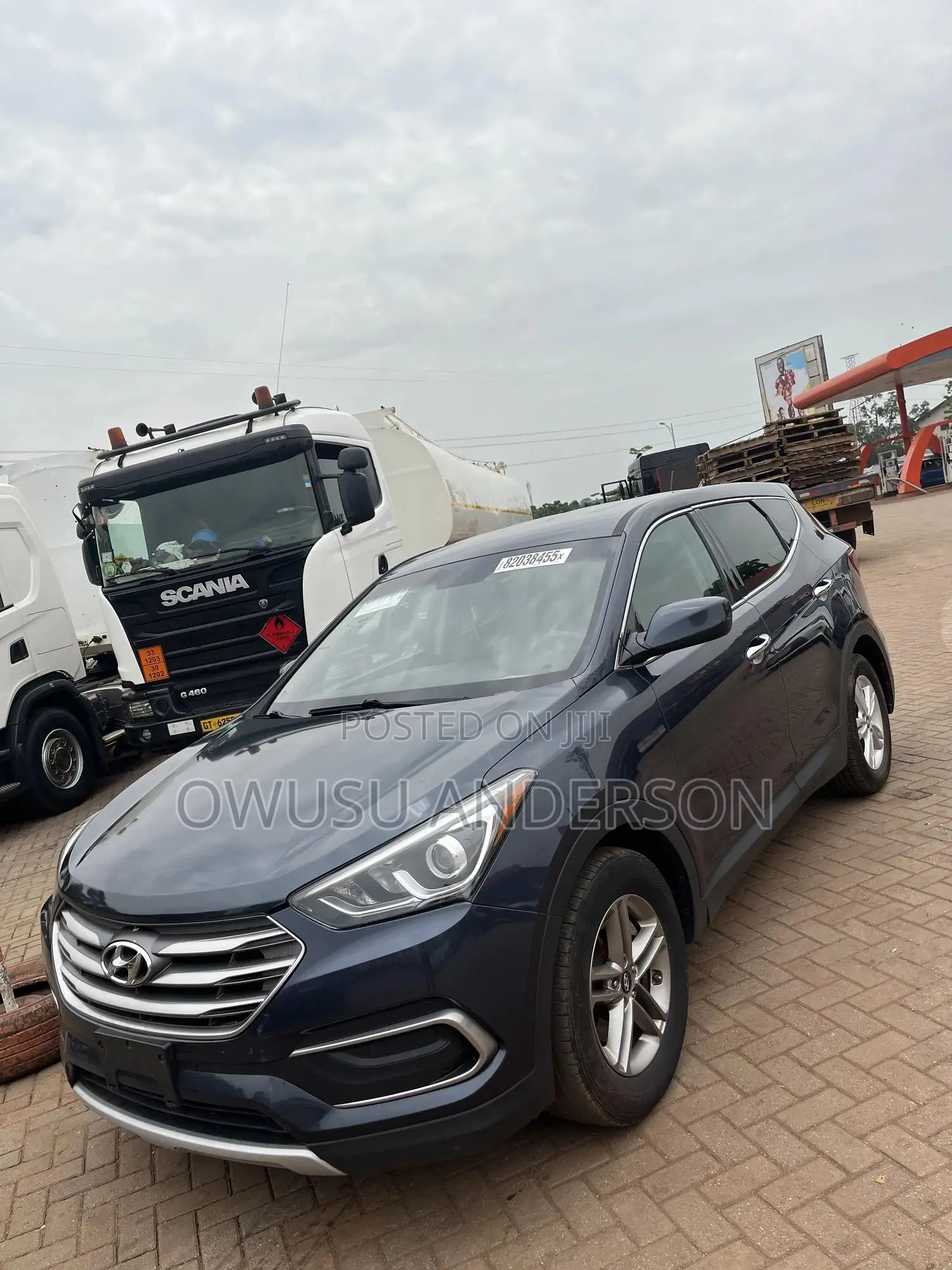 Hyundai Santa Fe 2017 Blue