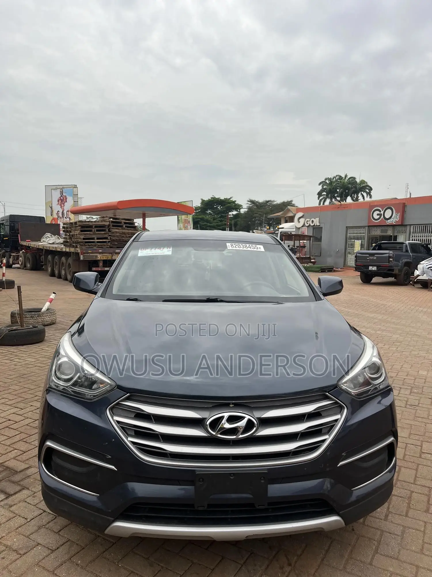 Hyundai Santa Fe 2017 Blue