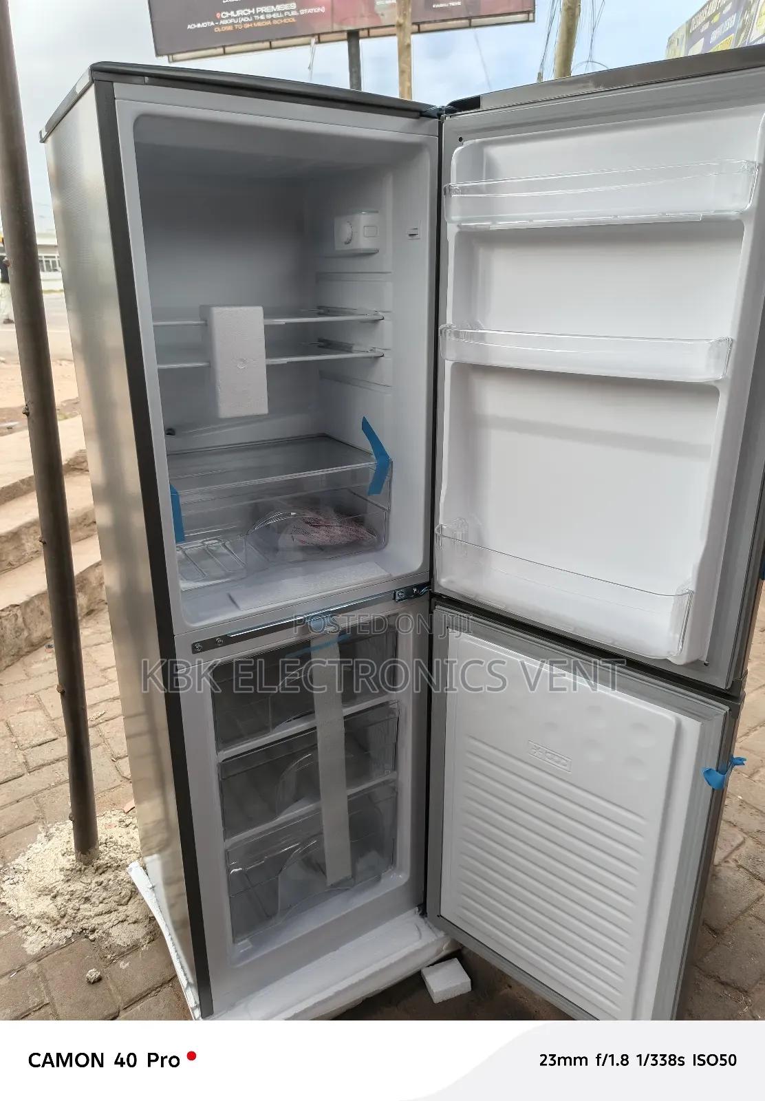 Roch 145ltr Double Door Refrigerator