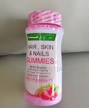 Hair, Skin Nails Vitamins Gummies – Nature Care Biotin Supplement