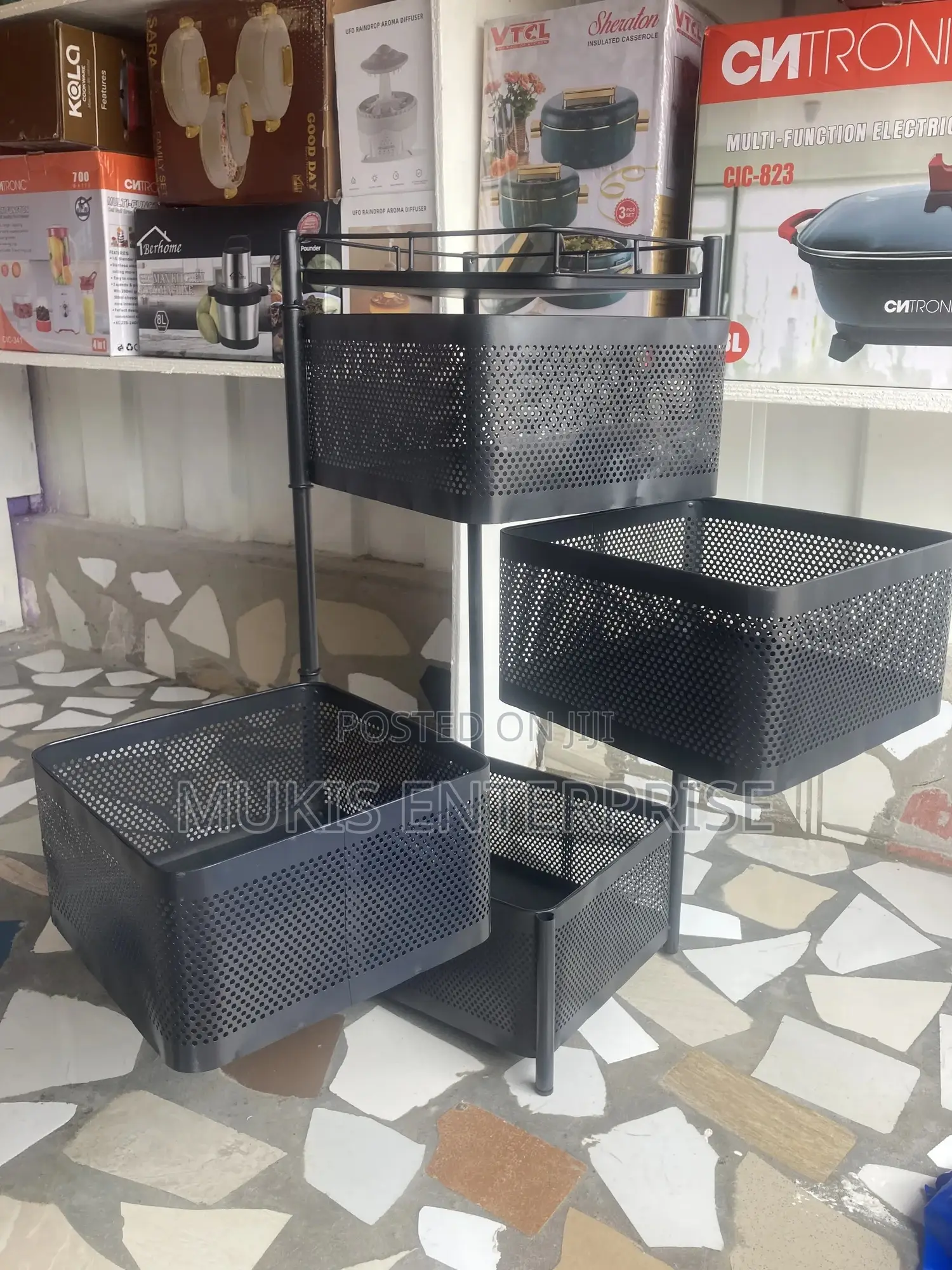 4 Tier Kitchen Storage Rack