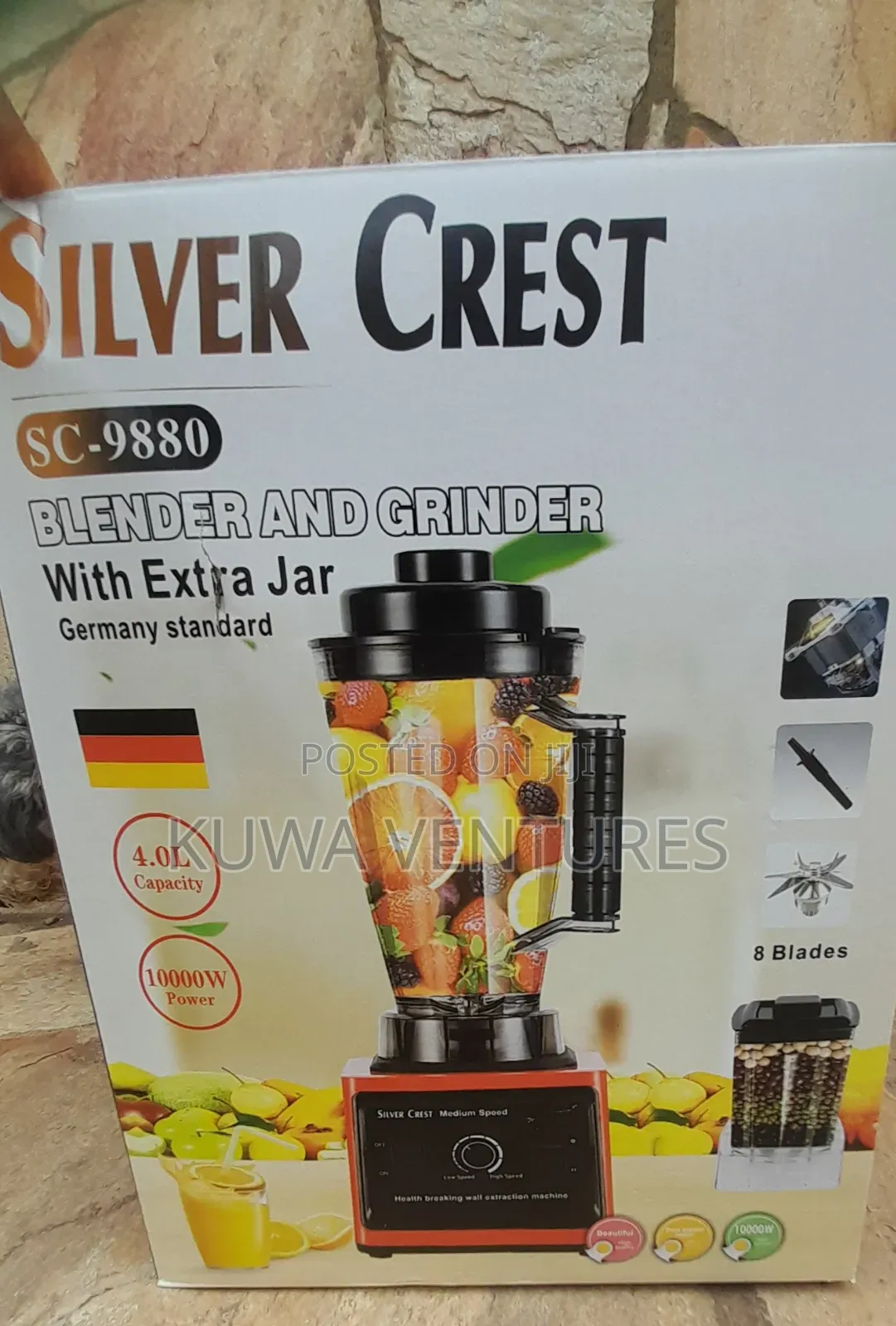 4 Liter 2in1 Blender With Grinder (Sc 9880)