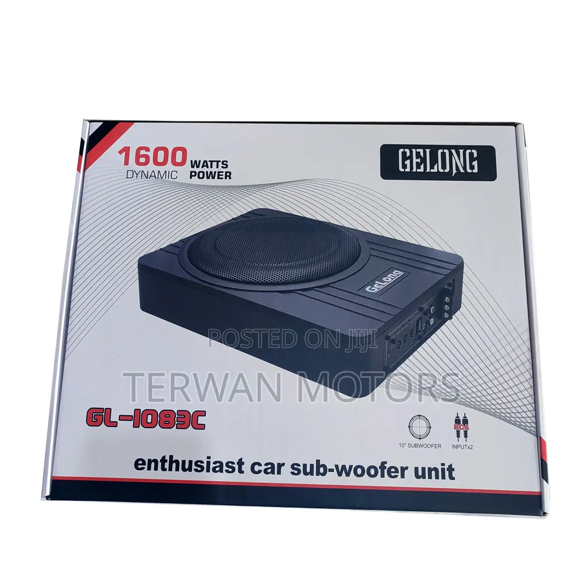 New Underseat Car Subwoofer (10" Flat Woofer)