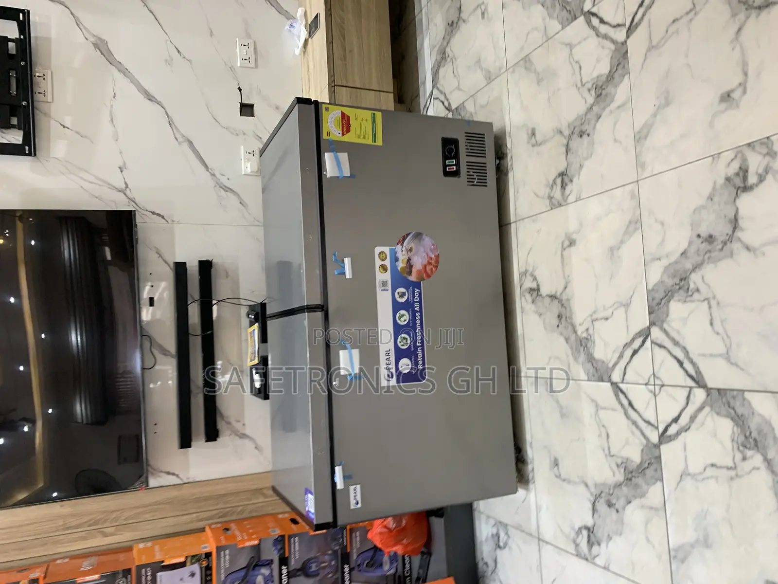 Newly Approved Pearl Doubledoor PCF-5310-6f Grey 413 Liters Freezer