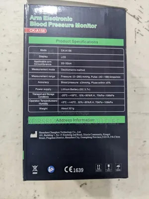Digital Rechargeable Arm Bp Monitor