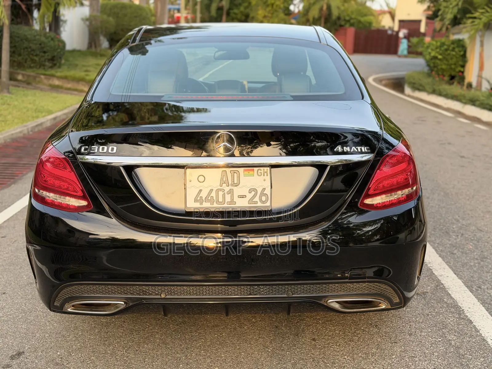 Mercedes-Benz C300 Sport 4Matic Sedan AWD (2.0L 4cyl 7A) 2017 Black