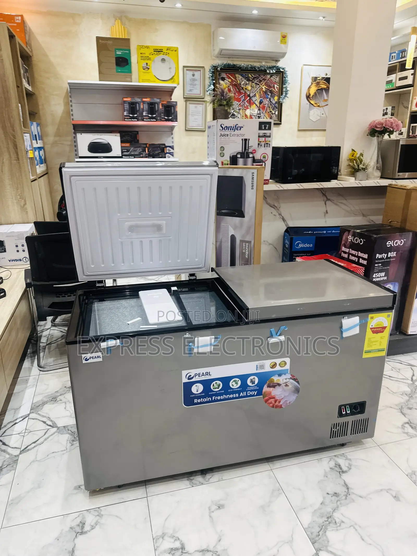 Long Lasting Effects Chest Freezer Pearl PCF-5310-6f. 413l