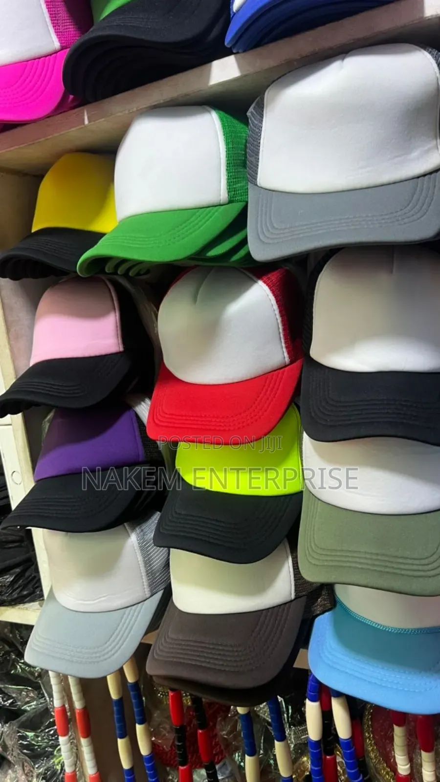 Marsh Caps With a Plain Front View for Printing or Logo