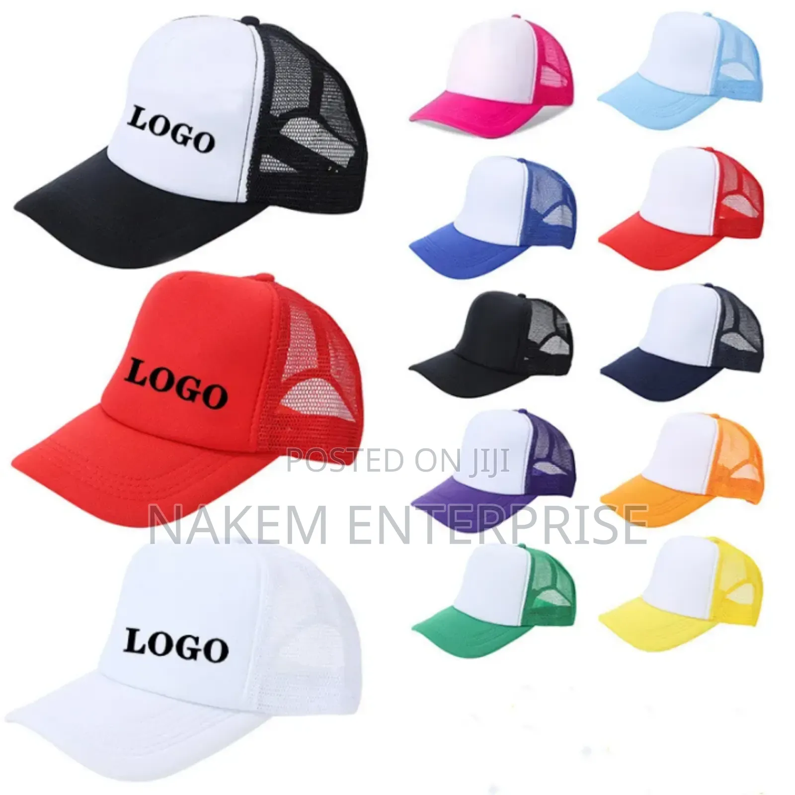 Marsh Caps With a Plain Front View for Printing or Logo