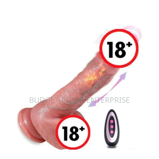 Telescopic Realistic 9 Inches Dildo Vibrator With Remote Control for sale