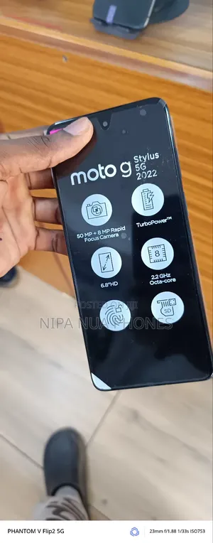 New Motorola Moto G Stylus 5G (2022) 128 GB Black