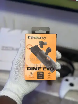 Skullcandy Dime Evo Wireless Earbuds -Compact, Strong Bass, Bluetooth