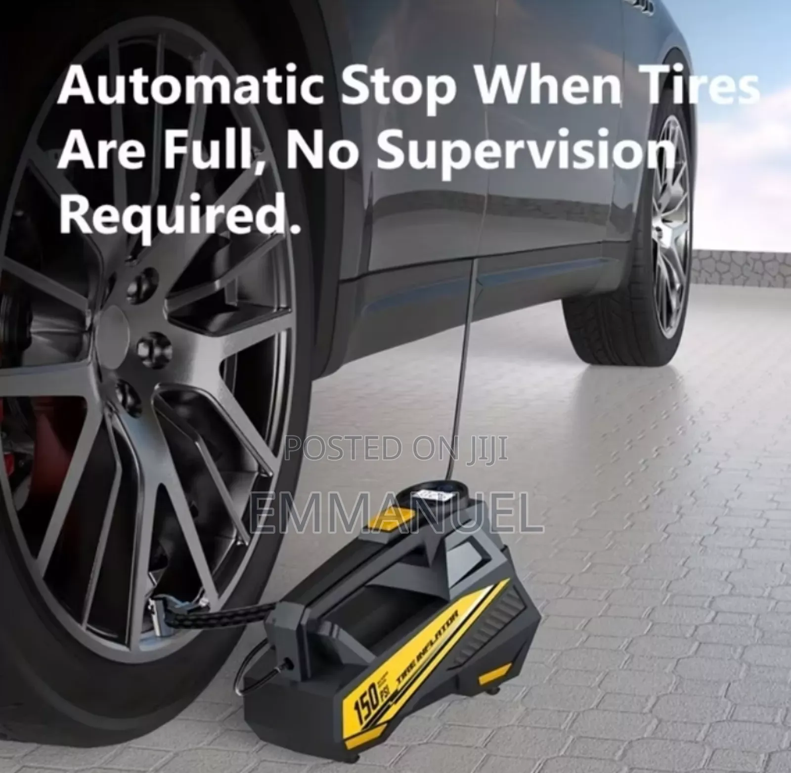 Tyre Pump for Cars, Motorbikes, Bicycles, Balls, and More