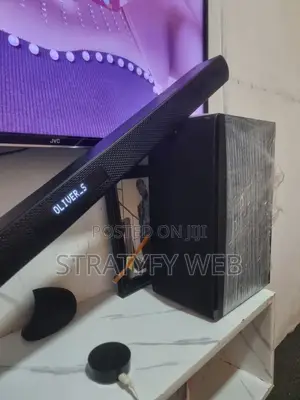 JVC Smart TV & LG Soundbar With Amazon Prime Account on TV