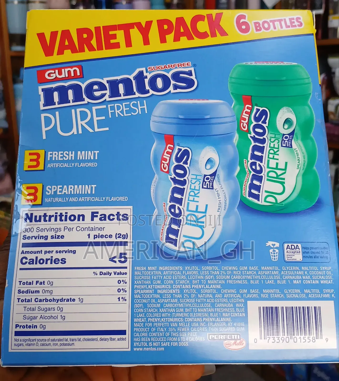 Mentos Pure Fresh Gum Variety Pack