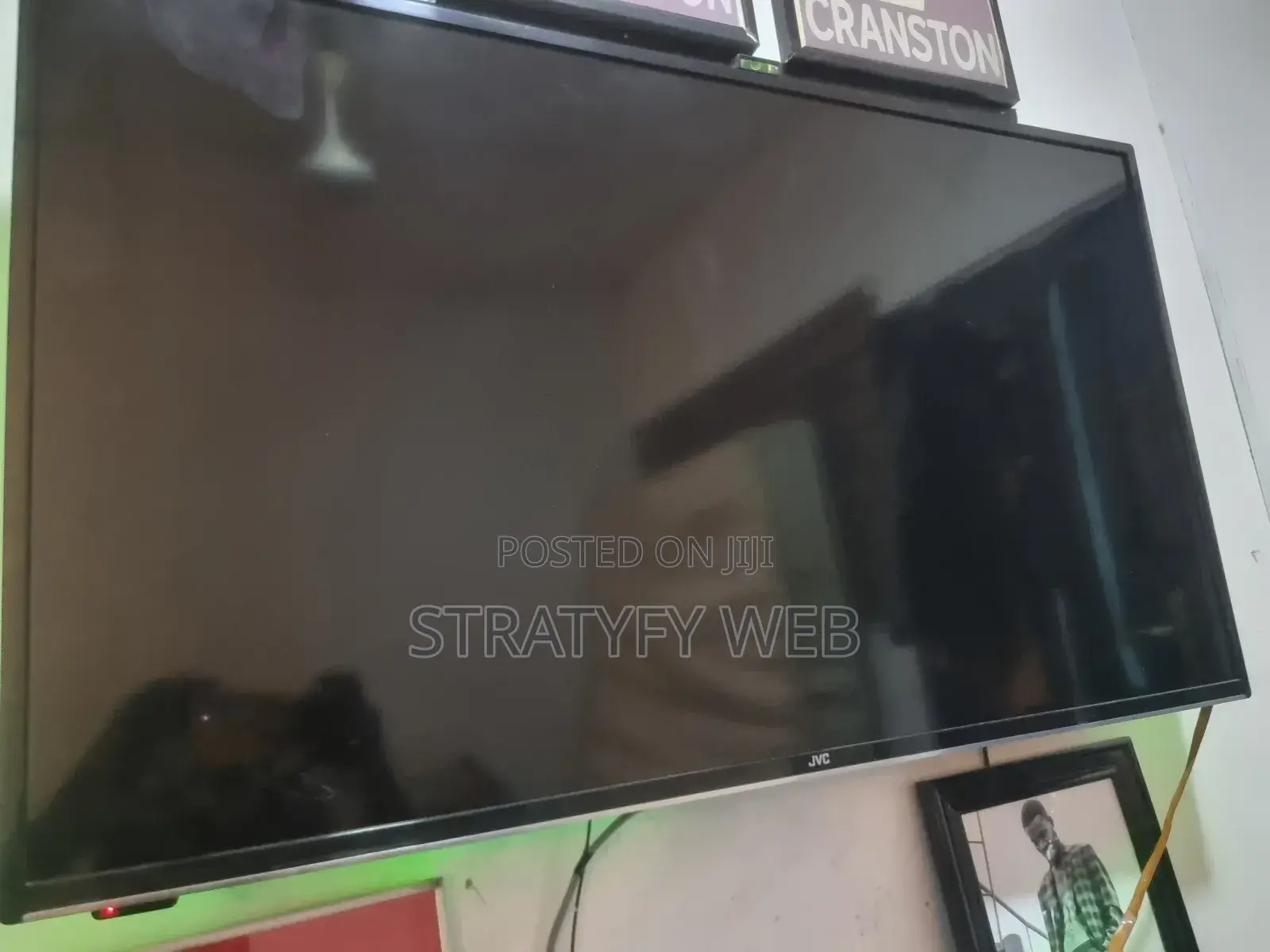 JVC Smart TV & LG Soundbar With Amazon Prime Account on TV