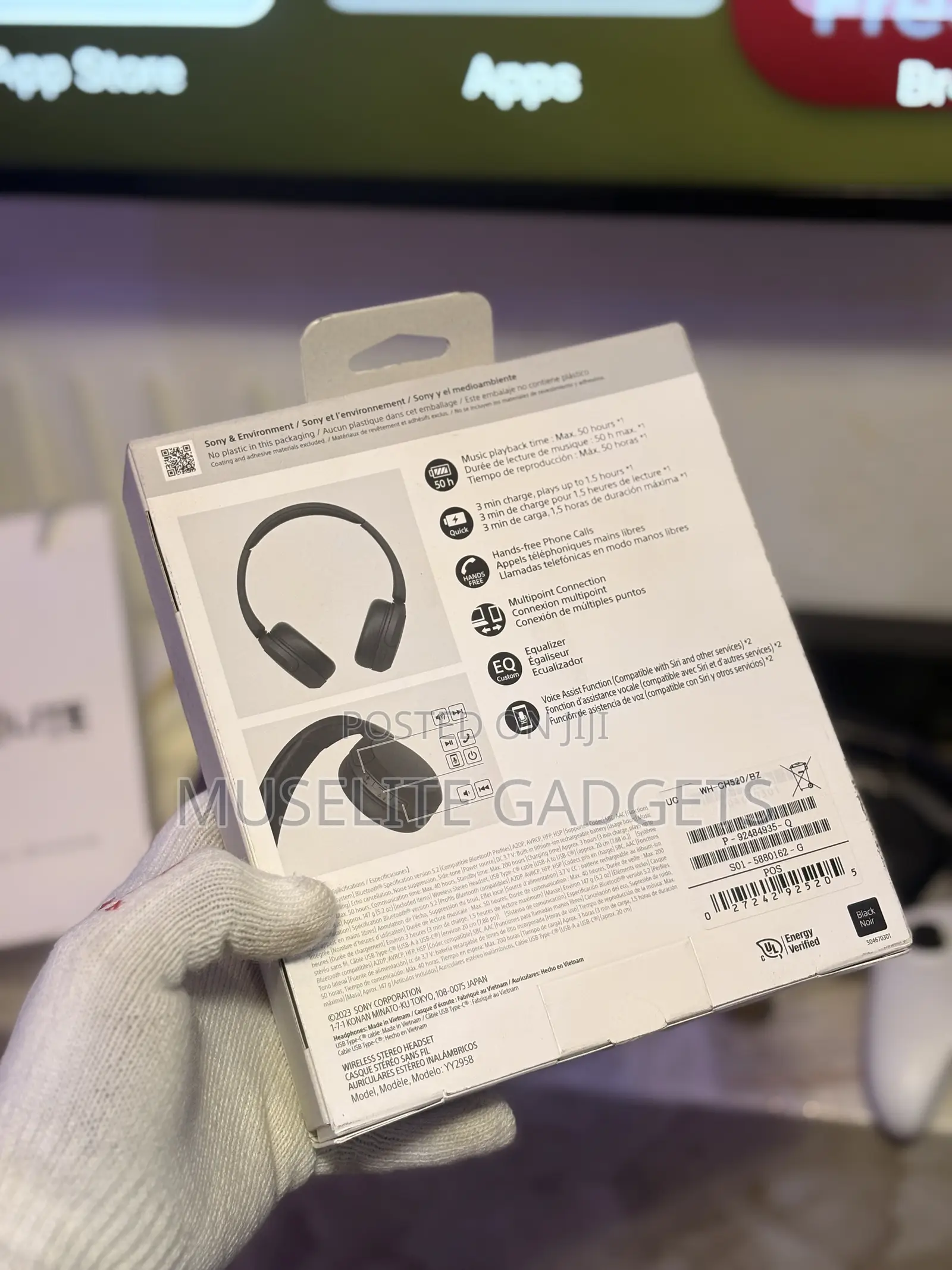 Sony Wh-Ch520 Wireless Headphones