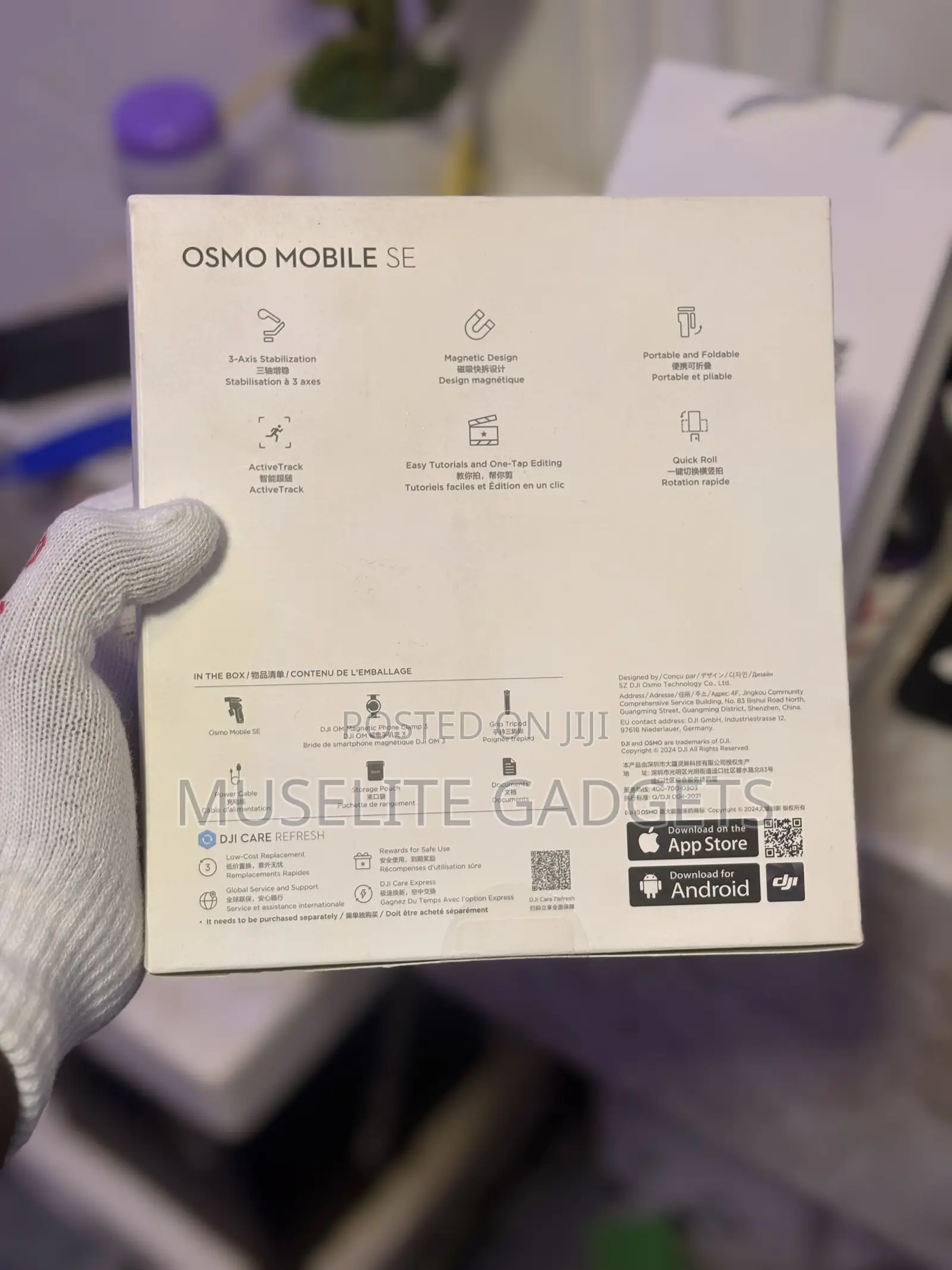 Dji Osmo Mobile Se Gimbal - 3-axis Stabilizer, Smooth Video, Foldable