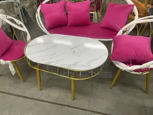 A White Oval Coffee Table