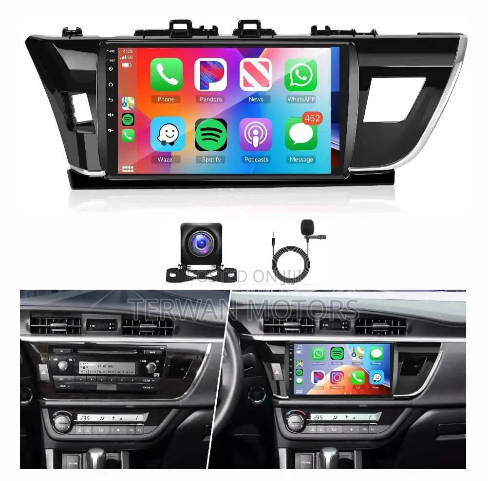 New Android Screen for Toyota Corolla 2014 to 2016