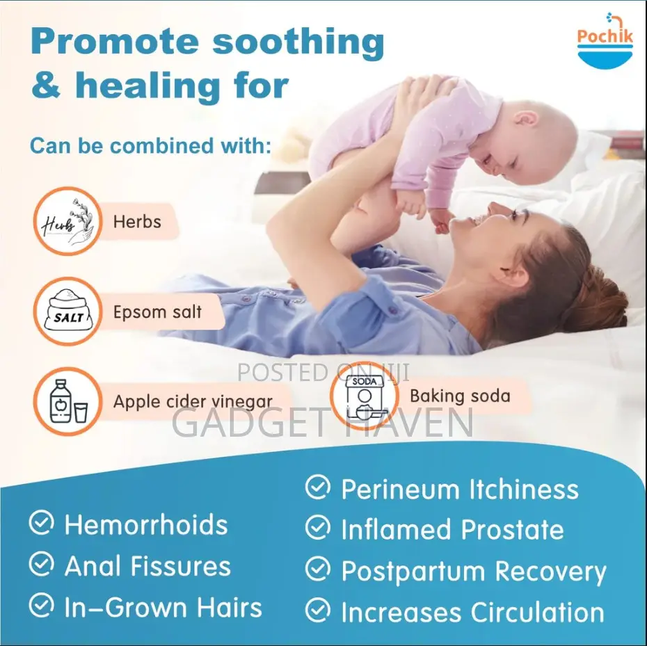Women Sitz Bath, Postpartum Care, Hemorrhoids Relief, Feminine Care