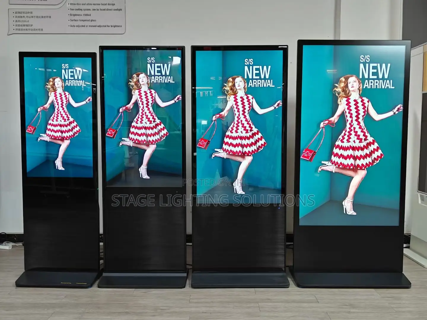 Digital Advertising Floor Stand Screen