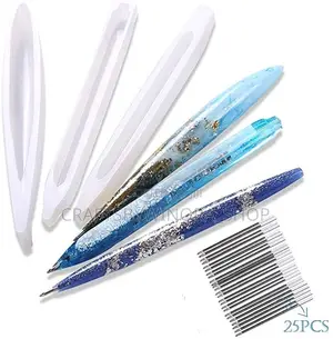 3 Pen Moulds + 25 Pen Inks Set