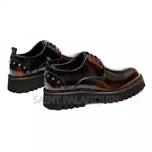 Men Derby Thick Rugged Shoe