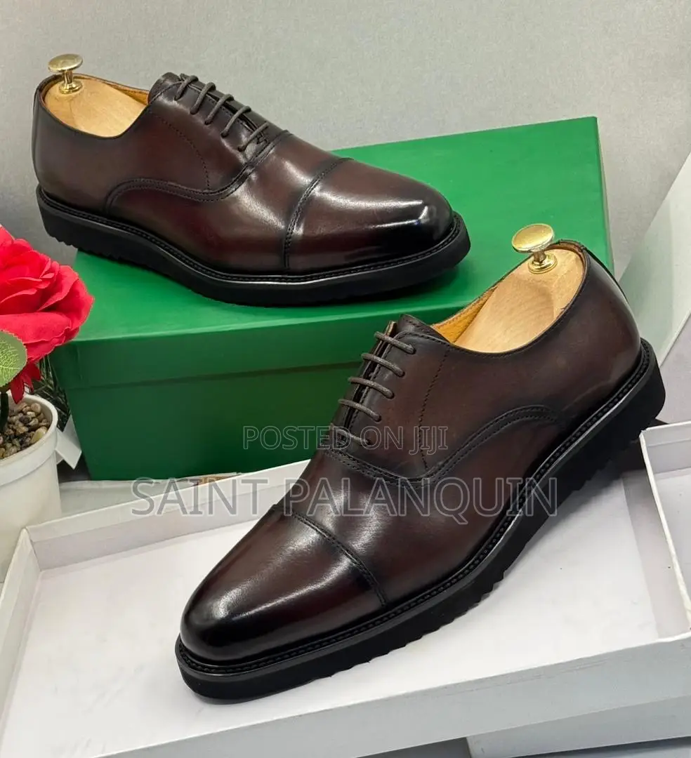 Coffe Brown Clark Leather Shoe