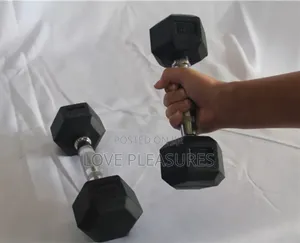 25kg Pair of Brand New Hex Dumbells