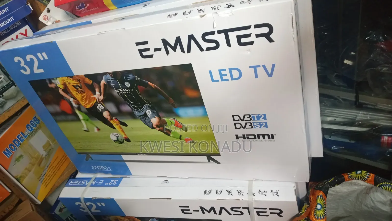 E-Master 32 Inches Digital Sartilite Slim Frameless Uhd Television