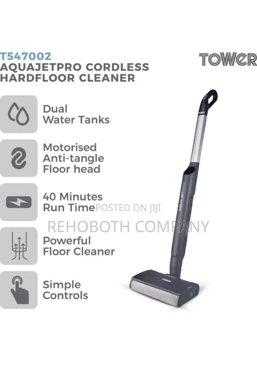 Tower T547002 Aquajet Pro Cordless Hardfloor Cleaner
