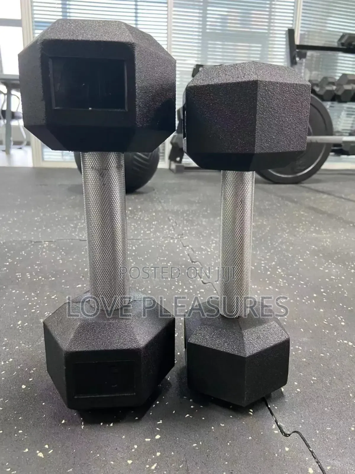 25kg Pair of Brand New Hex Dumbells