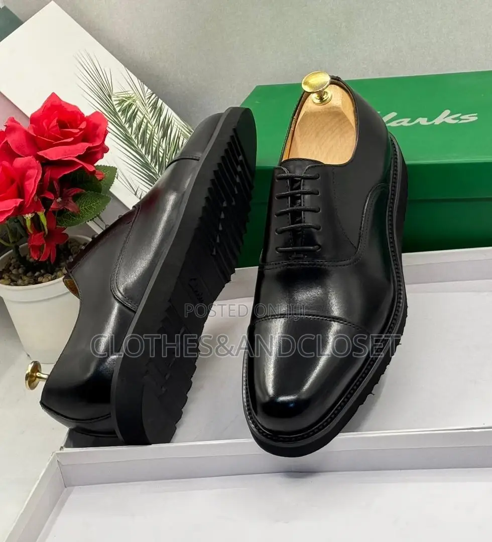 Black Leather Men’S Dress Shoes