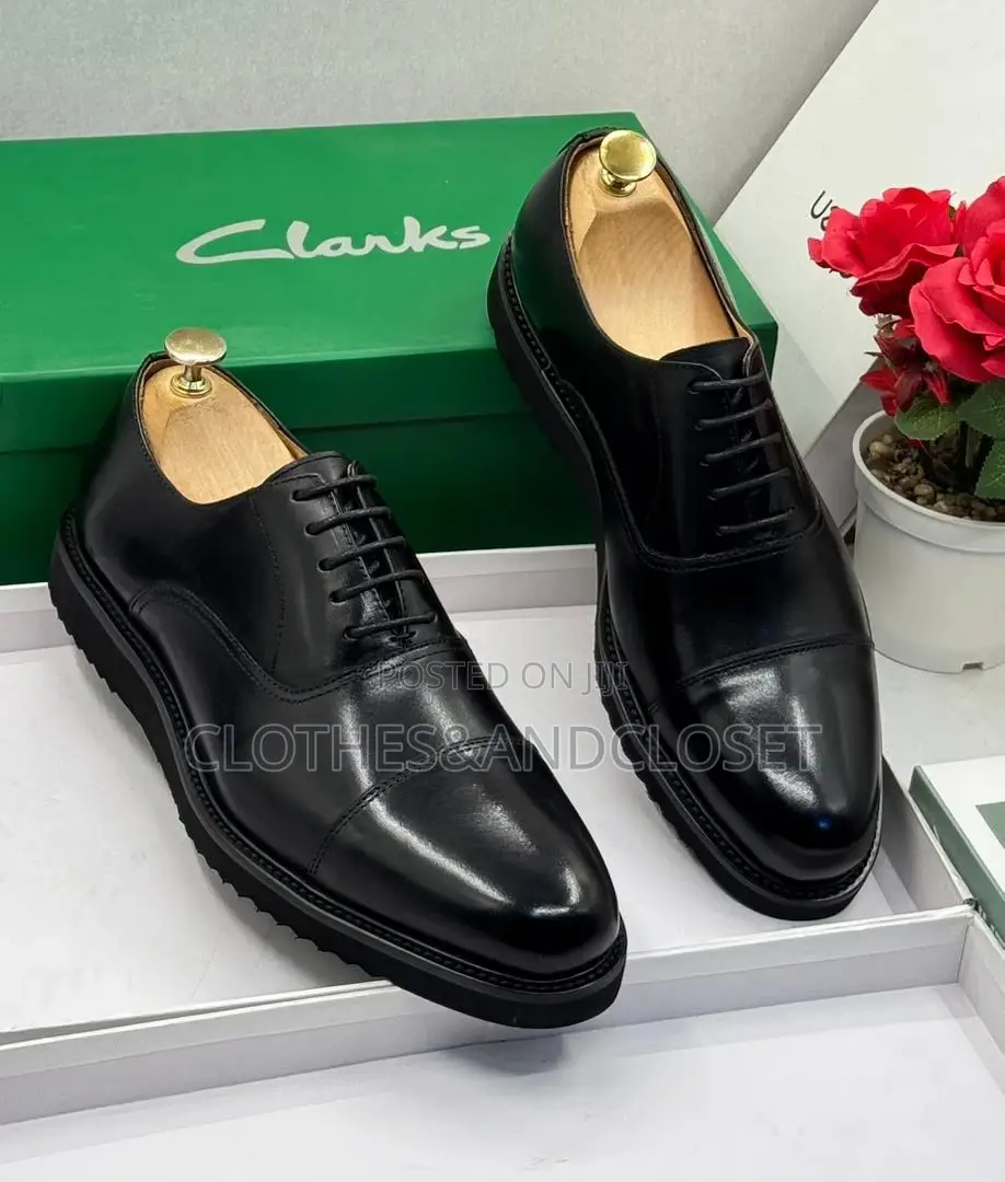 Black Leather Men’S Dress Shoes